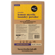 Lemon Myrtle TOP & FRONT Loader Laundry Powder Refill Box (4kg - 200 washes)